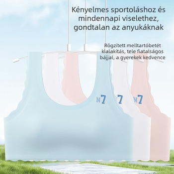 Tinédzser-lányoknak szóló melltartó rögzített kosarakkal, 15 éves kor felett