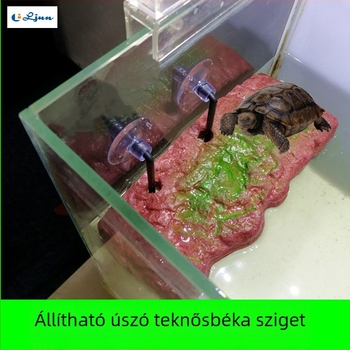 Lebegő teknőspplatform – környezetbarát habanyagból, mászásra és napozásra, tömege 500 g