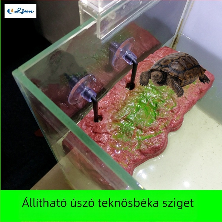 Lebegő teknőspplatform – környezetbarát habanyagból, mászásra és napozásra, tömege 500 g