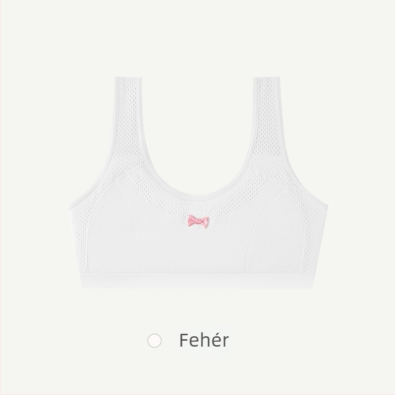 Légáteresztő, cups nélküli edző melltartó-vest tiniknek, 12–15 évesek