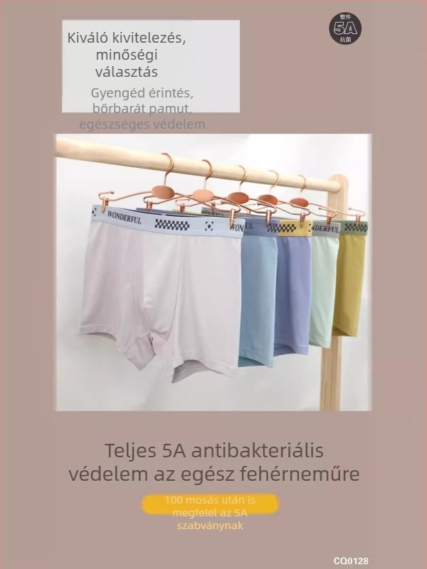 Modal anyagú, varrat nélküli boxeralsó fiúk számára és idősebb gyermekeknek