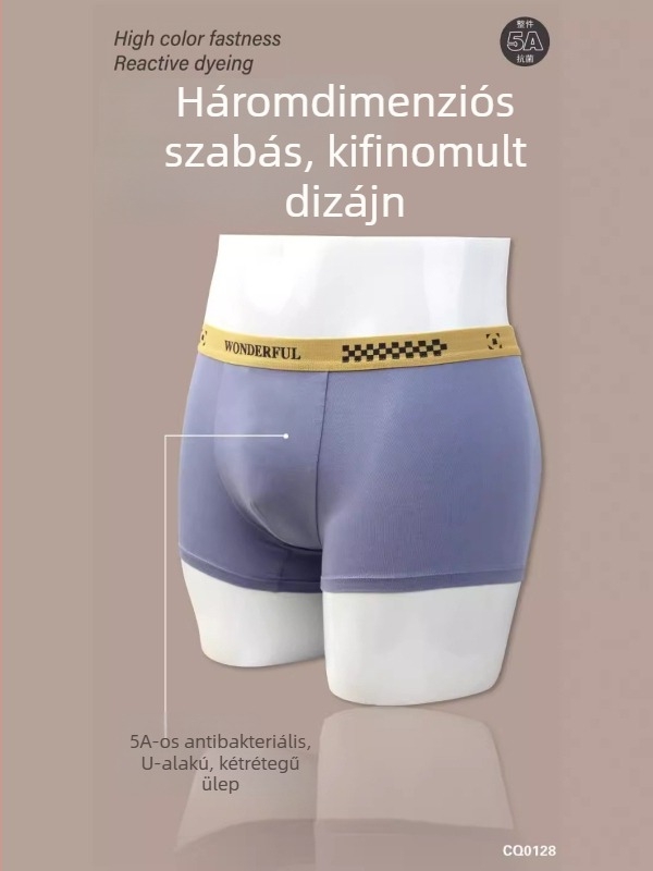 Modal anyagú, varrat nélküli boxeralsó fiúk számára és idősebb gyermekeknek