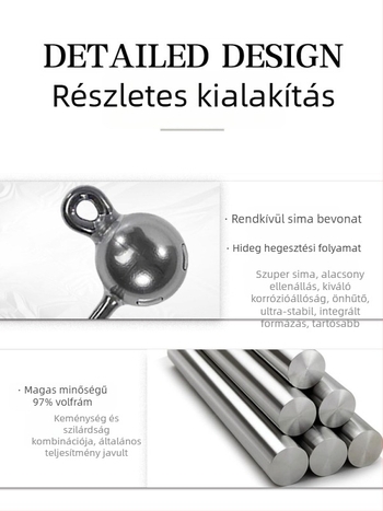 5 db Danqi fából készült wolfrám acél gyökeres horog, Mustad 4X megerősített, bassz és mandarin halak számára