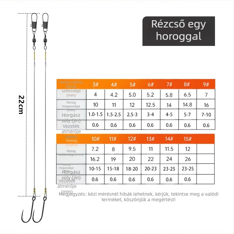 Drótból készült horgászhorog dupla horoggal, előre kötött szerelék nagy halak számára, alkalmas fehér és piros pomfret