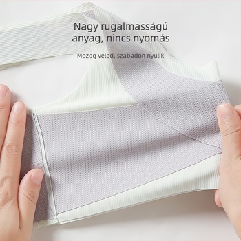 Lányok hátgerinc-támaszos sportmelltartó-vest középiskolásoknak és gimnáziumba járó diákoknak, 3/4 kosár, nejlon, bélés elasztán