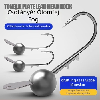 Ólomfejű horog, Modell 1, Eredet: Hefei, Anhui, alkalmas horgászat tengeren, folyón, tónál és pataknál
