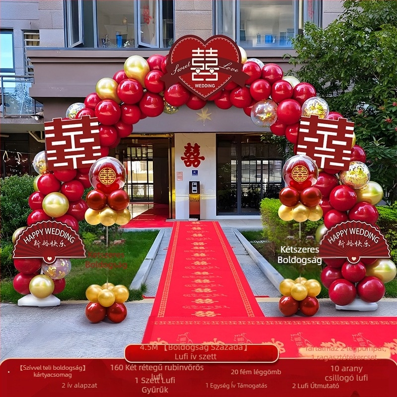 Esküvői lufiborítás ív – komplett készlet esküvői dekorációhoz; Csomagolás: Karton; Anyag: Egyéb; Importálás: Nem; Felhasználás: Esküvő; Feldolgozás és testreszabás: Nincs.