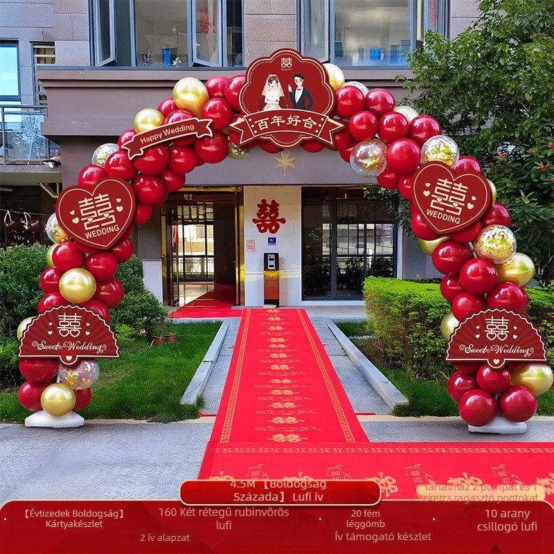 Esküvői lufiborítás ív – komplett készlet esküvői dekorációhoz; Csomagolás: Karton; Anyag: Egyéb; Importálás: Nem; Felhasználás: Esküvő; Feldolgozás és testreszabás: Nincs.