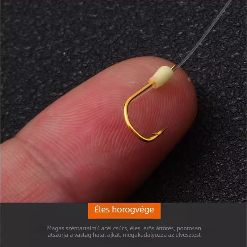 SHINOYA String Hook — Barbed Fishhook, 200 darab