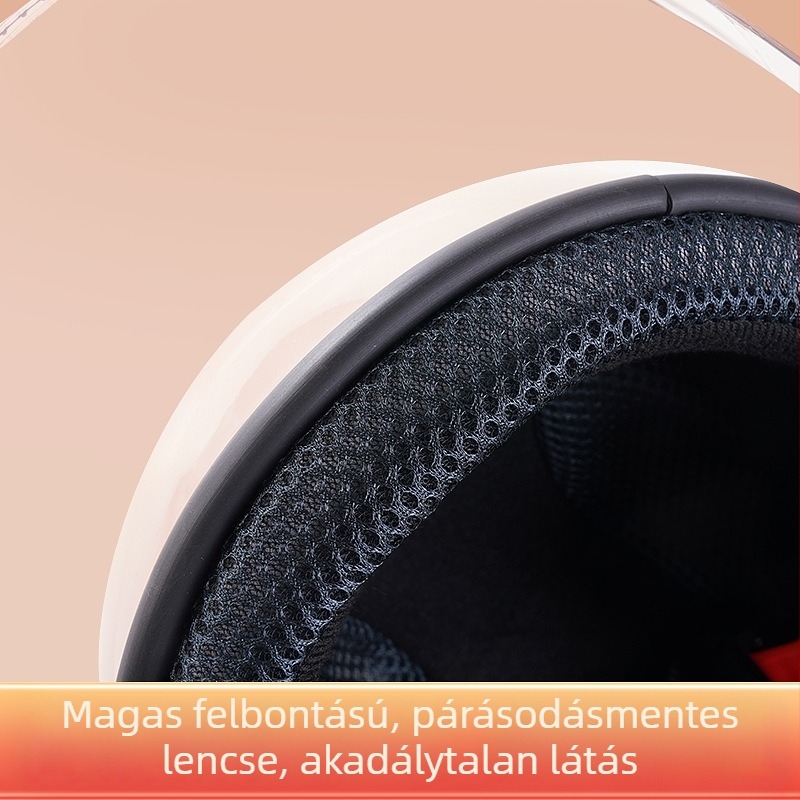 Yoha 3/4 sisak, PP anyag, 3C tanúsítvány, felnőtt, téli használatra elektromos járművekhez.