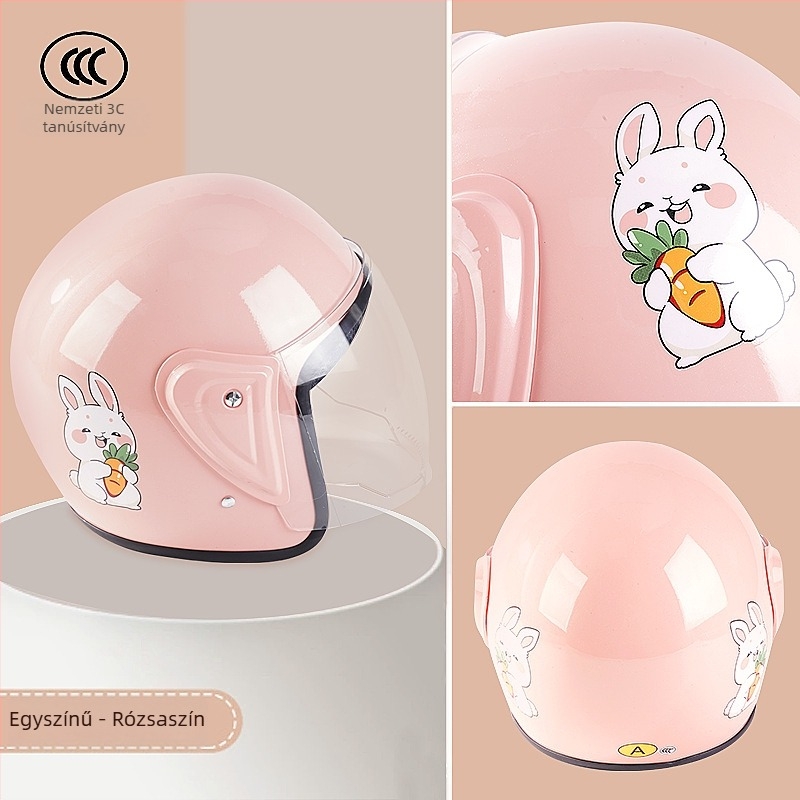 Yoha 3/4 sisak, PP anyag, 3C tanúsítvány, felnőtt, téli használatra elektromos járművekhez.