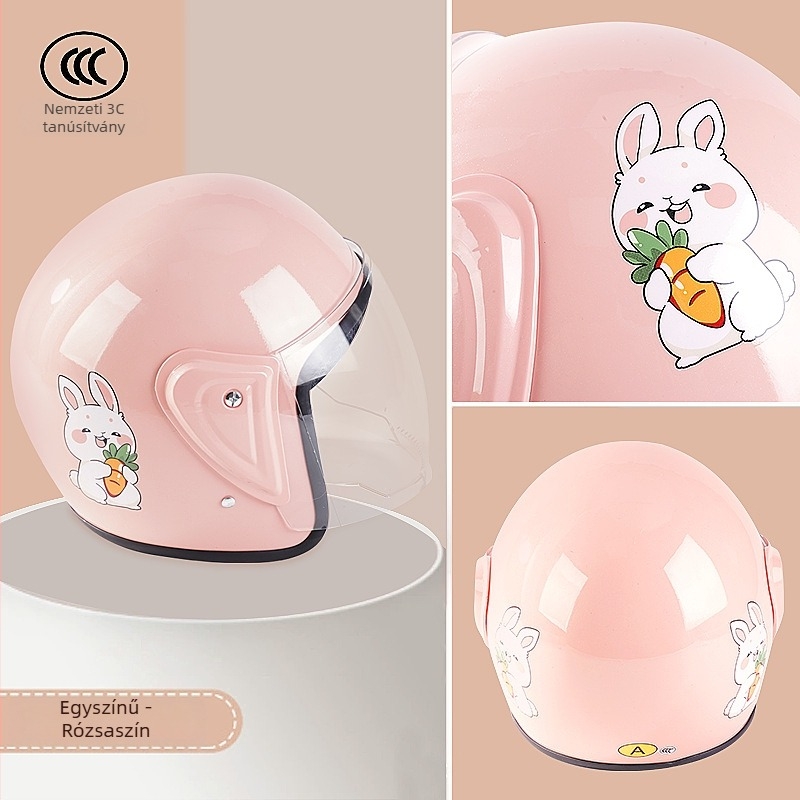 Yoha 3/4 sisak, PP anyag, 3C tanúsítvány, felnőtt, téli használatra elektromos járművekhez.