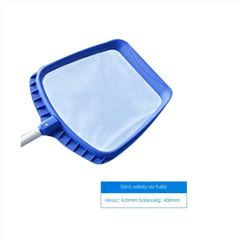 Medence levélgyűjtő háló teleszkópos nyéllel – megerősített mélyvíz felülettisztító eszköz medencékhez és tavakhoz (Cikkszám: tj#y%j#ylznu+lzn%j#u+fg; Kategória: Felfújható medence)