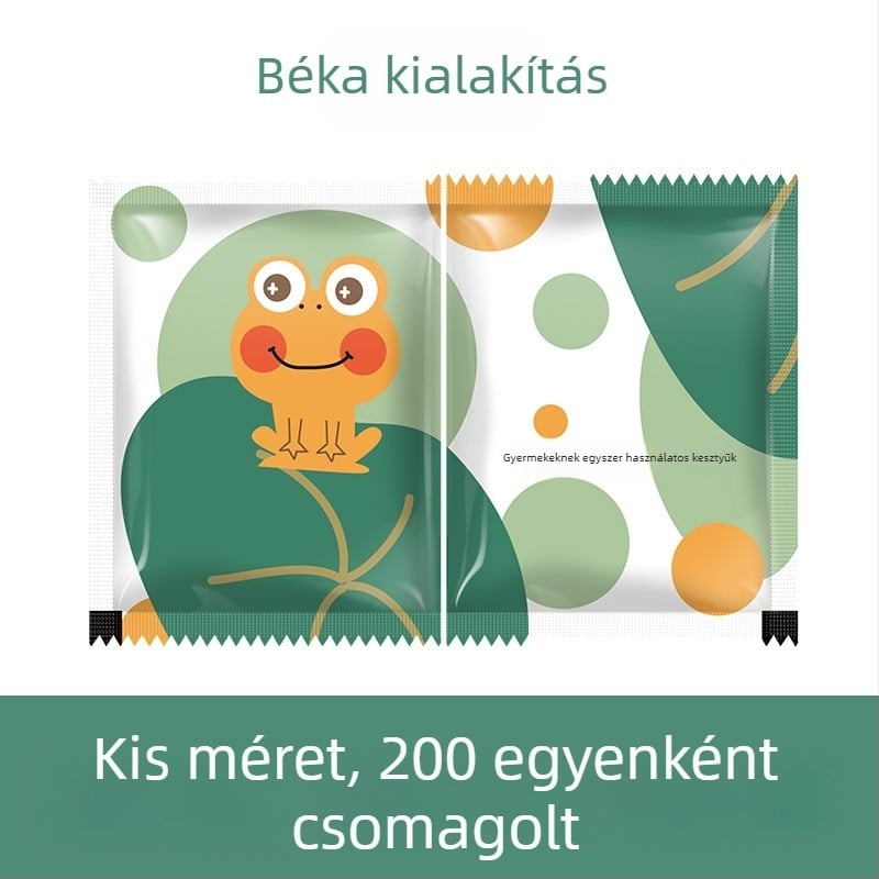 Egyszer használatos polietilen kesztyűk, átlátszóak, normál vastagságúak, logóval testreszabhatóak