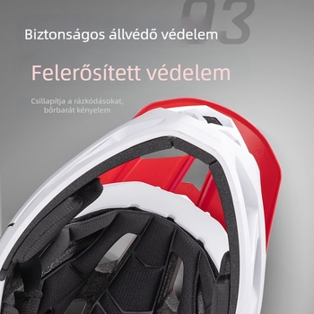 Off-road teljes arcú sisak hegyi kerékpárhoz, uniszex felnőtt, PC héj + EPS bélés + EPP állvédő