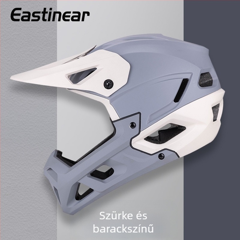Off-road teljes arcú sisak hegyi kerékpárhoz, uniszex felnőtt, PC héj + EPS bélés + EPP állvédő