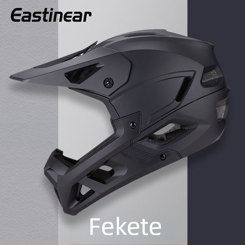 Off-road teljes arcú sisak hegyi kerékpárhoz, uniszex felnőtt, PC héj + EPS bélés + EPP állvédő
