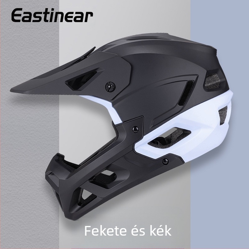 Off-road teljes arcú sisak hegyi kerékpárhoz, uniszex felnőtt, PC héj + EPS bélés + EPP állvédő