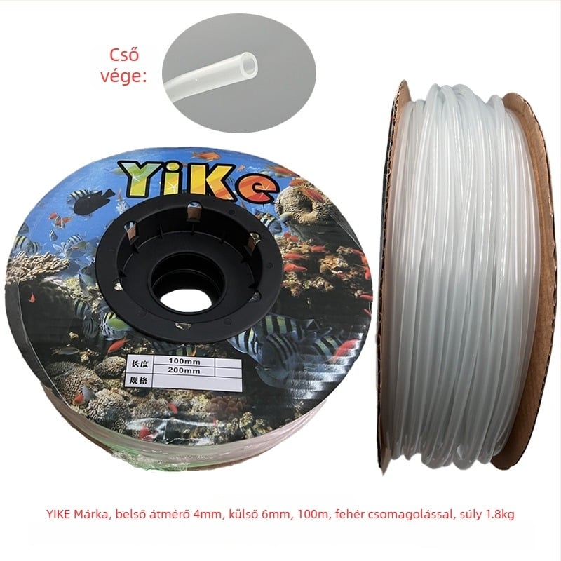 PVC akváriumi légcső – ellenáll a magas és alacsony hőmérsékletnek, maximális tömeg 5.5