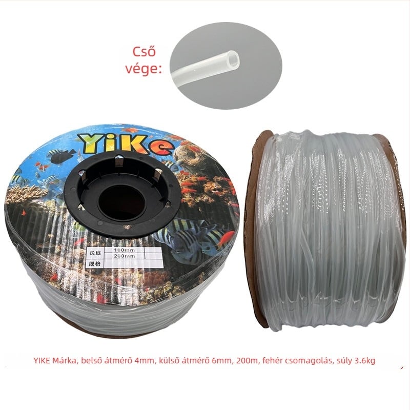 PVC akváriumi légcső – ellenáll a magas és alacsony hőmérsékletnek, maximális tömeg 5.5