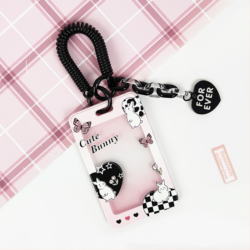 Akril kártyatartó, ins wind stílus, Blue bean