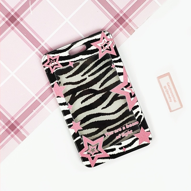 Akril kártyatartó, ins wind stílus, Blue bean