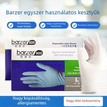 Bazel egyszer használatos nitril kesztyűk otthoni és ipari felhasználásra