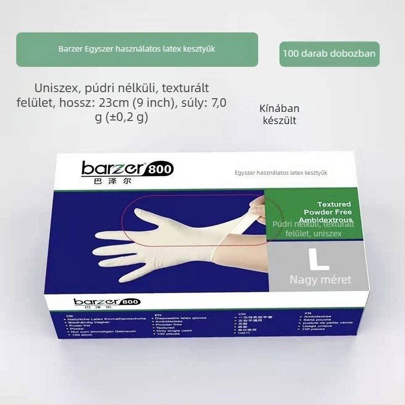 Bazel egyszer használatos nitril kesztyűk otthoni és ipari felhasználásra