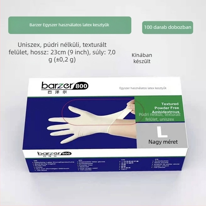 Bazel egyszer használatos nitril kesztyűk otthoni és ipari felhasználásra
