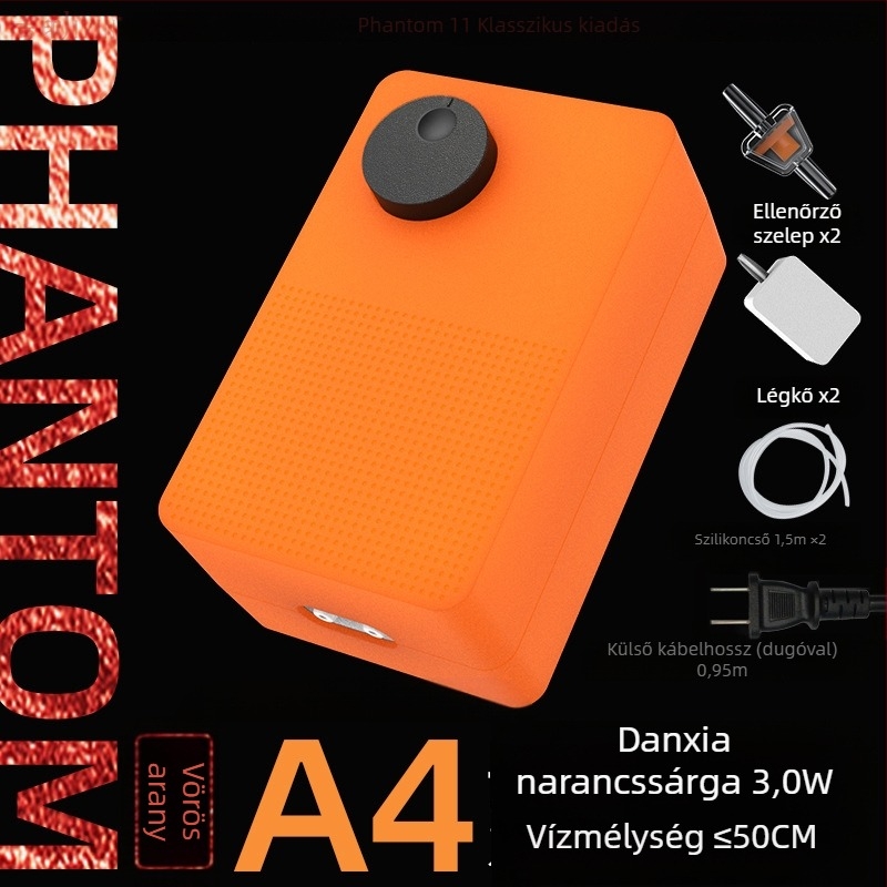 Jiyin akváriumi oxigénpumpa, otthoni használatra, márka Jiyin, tömeg 0,5 kg, import nélkül