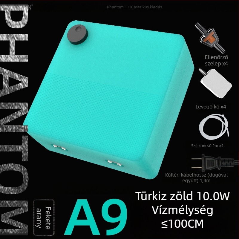Jiyin akváriumi oxigénpumpa, otthoni használatra, márka Jiyin, tömeg 0,5 kg, import nélkül