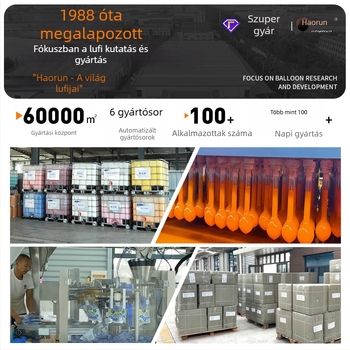 Latex lufi - kerek forma, nyomtatott logó, rajzfilm mintázat