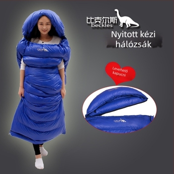 Bills Könnyű felnőtt hálzsák szabadtéri kempingezéshez, külső és belső nylon, boríték-stílus