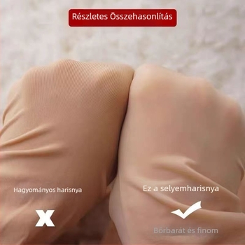 Plusz méretű formázó harisnya acélpaneles, bőrszínű, tavasz–ősze