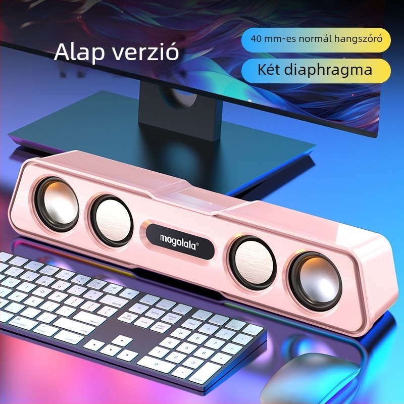 Számítógép hangszórók Q3, 2.1 csatornás, 5W, USB/3,5 mm/Bluetooth 4.0, 40 Hz–20 kHz, SNR ≥75 dB