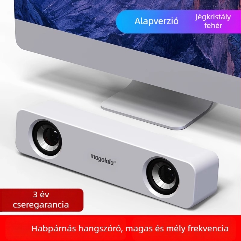 Számítógép hangszórók Q3, 2.1 csatornás, 5W, USB/3,5 mm/Bluetooth 4.0, 40 Hz–20 kHz, SNR ≥75 dB