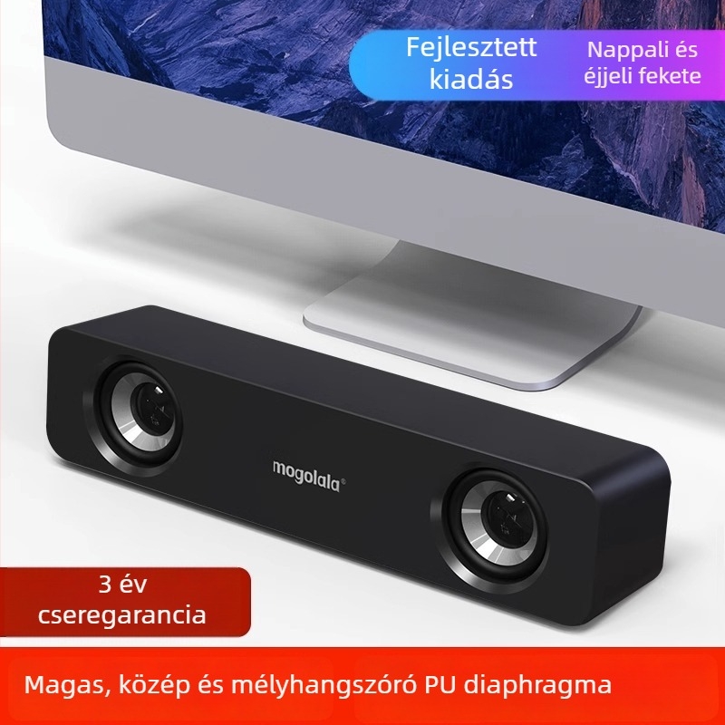 Számítógép hangszórók Q3, 2.1 csatornás, 5W, USB/3,5 mm/Bluetooth 4.0, 40 Hz–20 kHz, SNR ≥75 dB