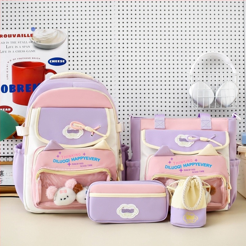 Iskolai hátizsák – uniszex, vászon, városi minimalist stílus, 20–35 L kapacitás, 14 hüvelykes laptop kompatibilis
