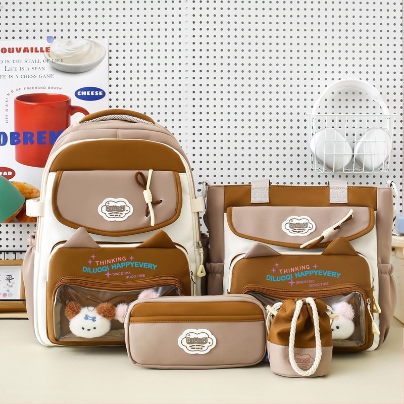 Iskolai hátizsák – uniszex, vászon, városi minimalist stílus, 20–35 L kapacitás, 14 hüvelykes laptop kompatibilis