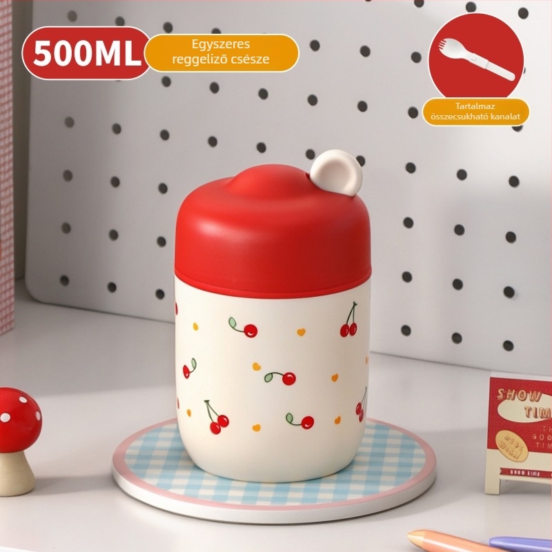 304 rozsdamentes acél ebédedény, mikrohullámú sütőben használható, hordozható irodai dolgozók és diákok számára, 501–800 ml, melegen tartja