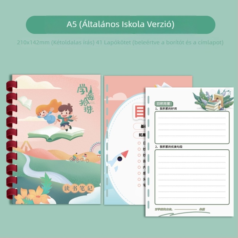 Victory notesz PVC borítóval, szilikongyűrűs kötés, természetes papír, papírtömeg 100, 1–50 oldal