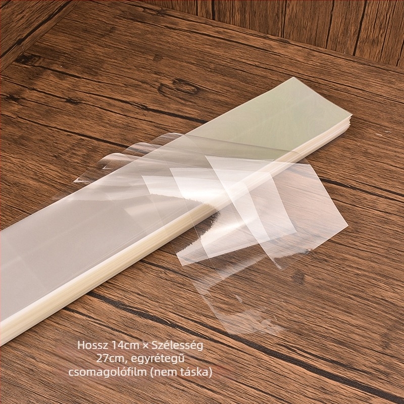 Átlátszó csomagoló tasakok cukorral bevont gyümölcsnyársakhoz — kézi csomagolás, testreszabható, Paper love márka, licenc Zhejiangxk16-204-00047