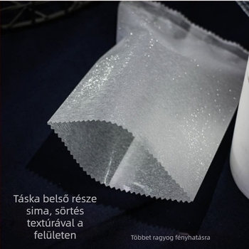 Élelmiszer-csomagoló tasak — gravírozott nyomtatás, vastag, átlátszó matt felület, téglalap alakú, Rongxiang márka, testreszabható magáncímke, kompozit anyag