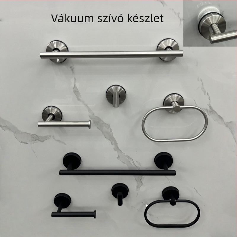 Rozsdamentes acél törölközőtartó készlet | Modern egyszerű stílus | 3–5 darab készlet | Márka: Enjoy mei tian