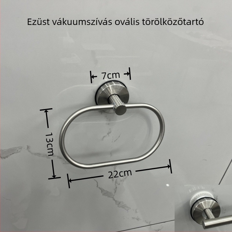 Rozsdamentes acél törölközőtartó készlet | Modern egyszerű stílus | 3–5 darab készlet | Márka: Enjoy mei tian