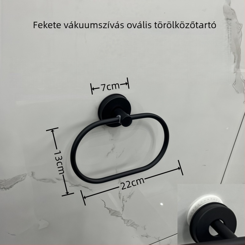 Rozsdamentes acél törölközőtartó készlet | Modern egyszerű stílus | 3–5 darab készlet | Márka: Enjoy mei tian