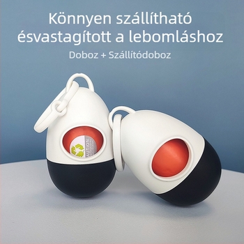 Kutyapiszok zacskó adagoló kampóval – sétáltatásokhoz • Import nélkül • Márka: Other • Kategória: Toalett