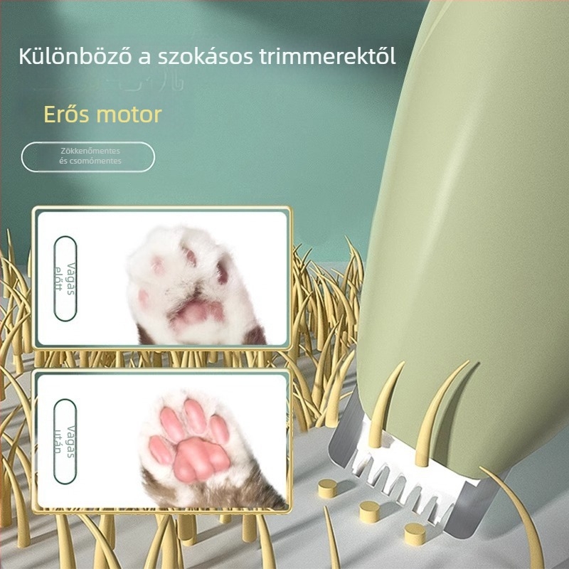 Elektronikus macskaápolási vágó, háztartási termék, véletlenszerű dobozos csomagolás