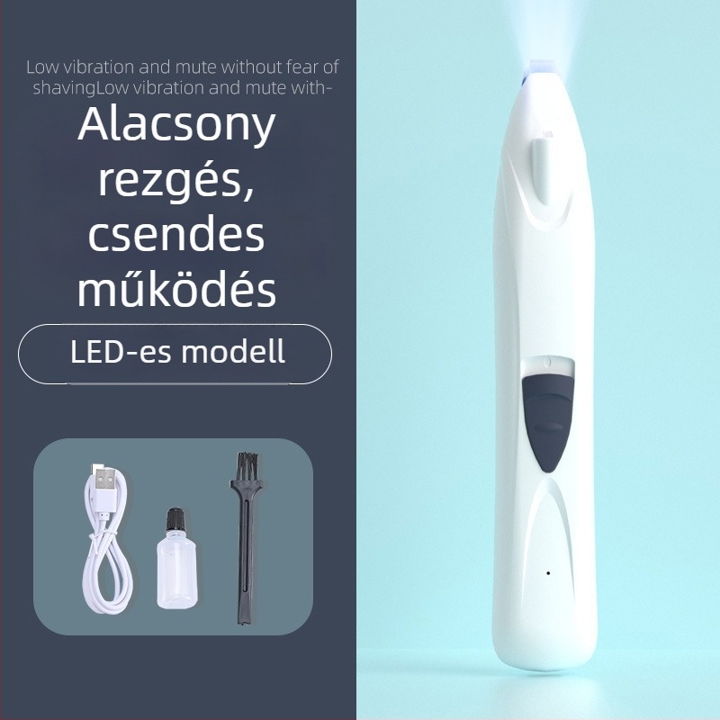 Elektronikus macskaápolási vágó, háztartási termék, véletlenszerű dobozos csomagolás