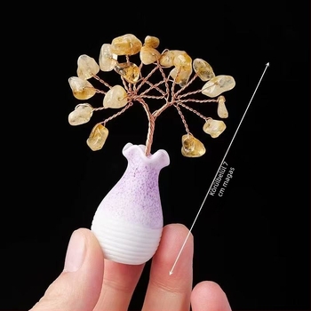 Kristály mini virágváza, valósághű imitációs dizájn DIY mikrotájhoz, Anyag: Kristály, Kategória: Resin Craft, Márka: Floating Life Half Dream, Termékkód: C0055